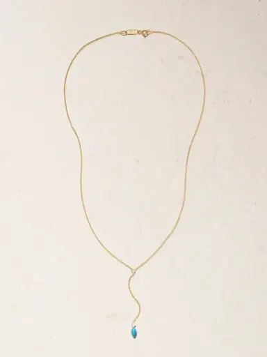 Jennifer Meyer 18-karat Gold, Turquoise And Diamond Necklace | Thumbnail 4 Jennifer Meyer 18-karat Gold, Turquoise And Diamond Necklace | Thumbnail 4