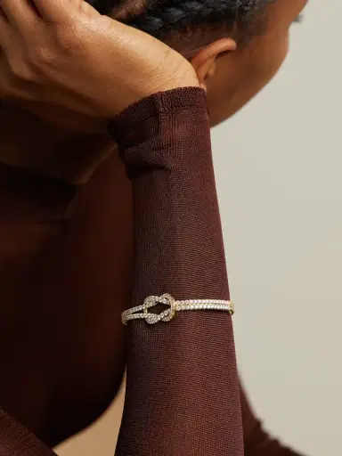 Anita Ko Knot 18-karat Gold Diamond Bracelet | Thumbnail 2 Anita Ko Knot 18-karat Gold Diamond Bracelet | Thumbnail 2