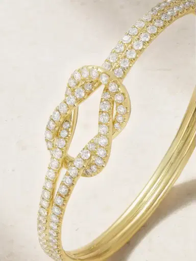 Anita Ko Knot 18-karat Gold Diamond Bracelet | Thumbnail 4 Anita Ko Knot 18-karat Gold Diamond Bracelet | Thumbnail 4