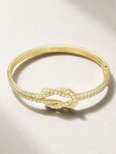 Anita Ko Knot 18-karat Gold Diamond Bracelet | Thumbnail 1 Anita Ko Knot 18-karat Gold Diamond Bracelet | Thumbnail 1