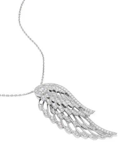 Garrard Wings Embrace 18-karat White Gold Diamond Necklace | Thumbnail 1