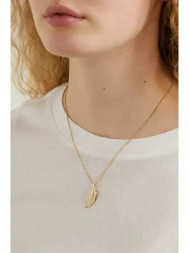 Jennifer Meyer Small Leaf 18-karat Gold Necklace | Thumbnail 2 Jennifer Meyer Small Leaf 18-karat Gold Necklace | Thumbnail 2