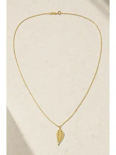 Jennifer Meyer Small Leaf 18-karat Gold Necklace | Thumbnail 4 Jennifer Meyer Small Leaf 18-karat Gold Necklace | Thumbnail 4