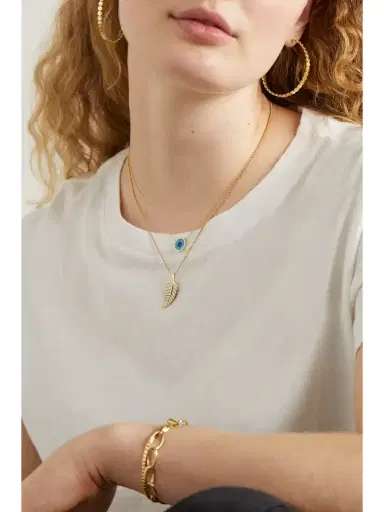 Jennifer Meyer Small Leaf 18-karat Gold Necklace | Thumbnail 5 Jennifer Meyer Small Leaf 18-karat Gold Necklace | Thumbnail 5
