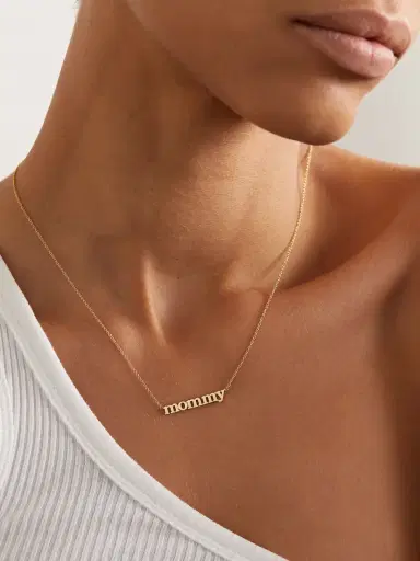 Jennifer Meyer Mommy 18-karat Gold Necklace | Thumbnail 2 Jennifer Meyer Mommy 18-karat Gold Necklace | Thumbnail 2