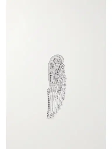 Garrard Wings Embrace 18-karat White Gold Diamond Earrings | Thumbnail 3