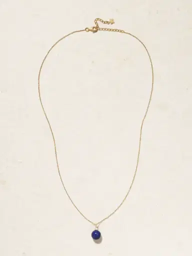 Mateo 14-karat Gold, Lapis Lazuli And Diamond Necklace | Thumbnail 4 Mateo 14-karat Gold, Lapis Lazuli And Diamond Necklace | Thumbnail 4