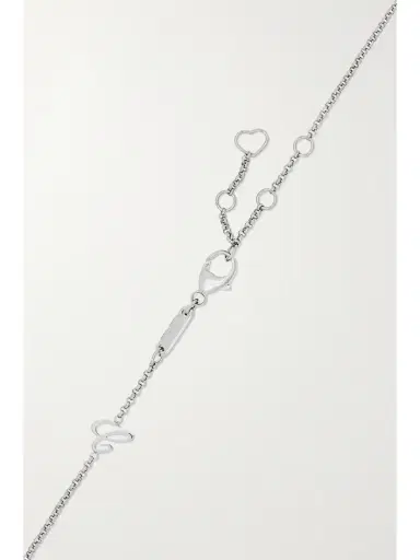 Chopard Happy Hearts 18-karat White Gold Diamond Necklace | Thumbnail 3 Chopard Happy Hearts 18-karat White Gold Diamond Necklace | Thumbnail 3