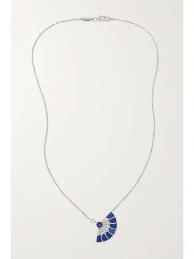 Garrard Fanfare Symphony 18-karat White Gold Multi-stone Necklace | Thumbnail 4 Garrard Fanfare Symphony 18-karat White Gold Multi-stone Necklace | Thumbnail 4