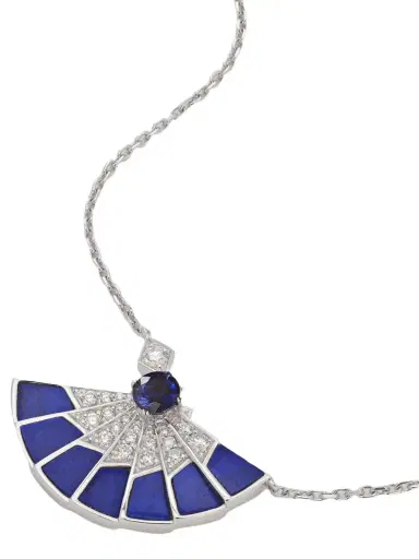 Garrard Fanfare Symphony 18-karat White Gold Multi-stone Necklace | Thumbnail 1 Garrard Fanfare Symphony 18-karat White Gold Multi-stone Necklace | Thumbnail 1