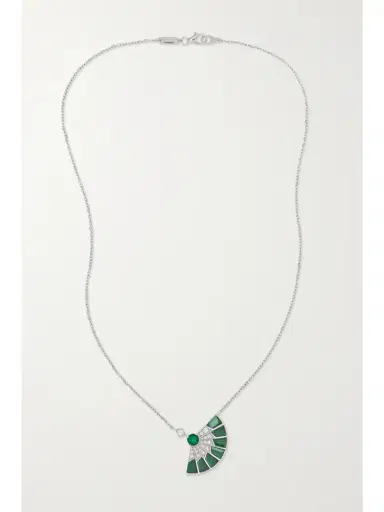 Garrard Fanfare Symphony 18-karat White Gold Multi-stone Necklace | Thumbnail 4