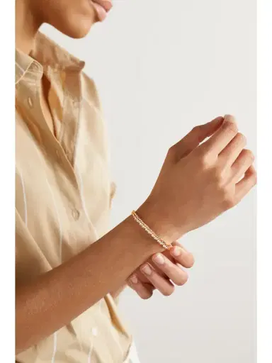 Suzanne Kalan 18-karat Rose Gold Diamond Bangle | Thumbnail 2