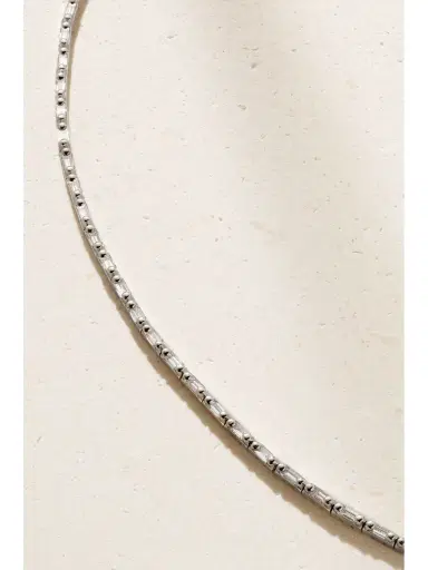 Suzanne Kalan 18-karat White  Diamond Tennis Bracelet | Thumbnail 4