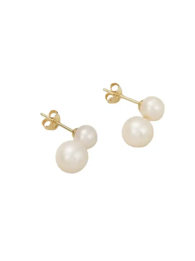 Mateo Duo 14-karat Gold Pearl Earrings