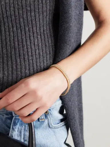 Anita Ko Zipper 18-karat Gold Diamond Bracelet | Thumbnail 2