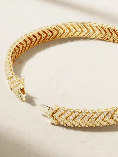 Anita Ko Zipper 18-karat Gold Diamond Bracelet | Thumbnail 3