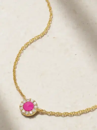 Diane Kordas Evil Eye 18-karat Gold Diamond Necklace | Thumbnail 1