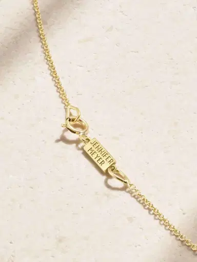 Jennifer Meyer Mini Horseshoe 18-karat Gold Emerald Necklace | Thumbnail 3 Jennifer Meyer Mini Horseshoe 18-karat Gold Emerald Necklace | Thumbnail 3