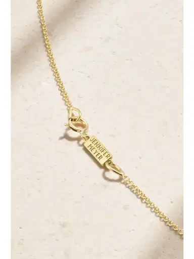 Jennifer Meyer Mini Hamsa 18-karat Gold Emerald Necklace | Thumbnail 3 Jennifer Meyer Mini Hamsa 18-karat Gold Emerald Necklace | Thumbnail 3