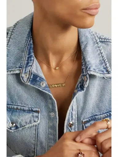 Jennifer Meyer Mini Hamsa 18-karat Gold Emerald Necklace | Thumbnail 5 Jennifer Meyer Mini Hamsa 18-karat Gold Emerald Necklace | Thumbnail 5