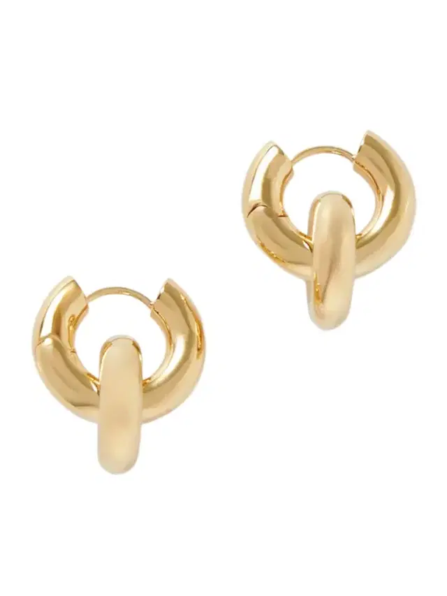 LIÉ STUDIO The Esther Gold-plated Hoop Earrings