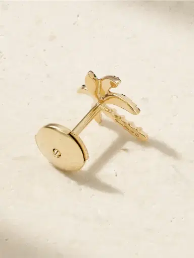 Yvonne Léon 18-karat Gold Tsavorite Earring | Thumbnail 3 Yvonne Léon 18-karat Gold Tsavorite Earring | Thumbnail 3