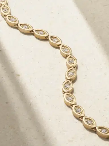 Sydney Evan Evil Eye 14-karat Gold Diamond Bracelet | Thumbnail 4 Sydney Evan Evil Eye 14-karat Gold Diamond Bracelet | Thumbnail 4