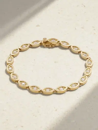 Sydney Evan Evil Eye 14-karat Gold Diamond Bracelet | Thumbnail 1 Sydney Evan Evil Eye 14-karat Gold Diamond Bracelet | Thumbnail 1