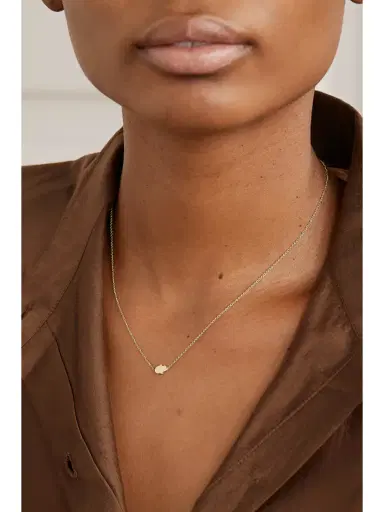 Jennifer Meyer Mini Hamsa 18-karat Gold Diamond Necklace | Thumbnail 5 Jennifer Meyer Mini Hamsa 18-karat Gold Diamond Necklace | Thumbnail 5