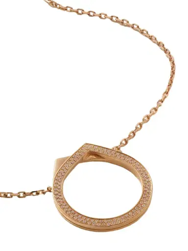 Repossi Antifer 14-karat Rose Gold Diamond Necklace | Thumbnail 1 Repossi Antifer 14-karat Rose Gold Diamond Necklace | Thumbnail 1