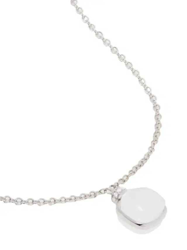 Nudo 18-karat White Gold, Quartz And Diamond Necklace