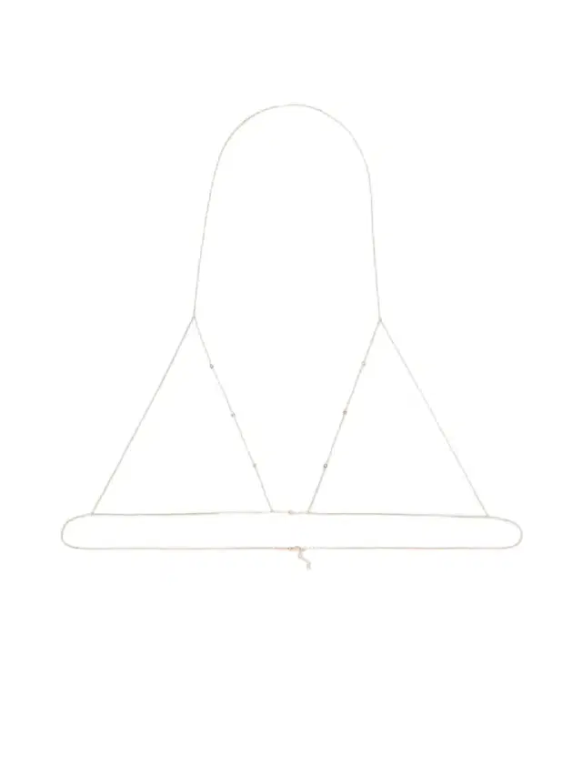 14-karat Rose Gold Diamond Body Chain