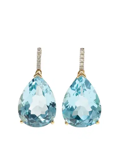 Mateo 14-karat Gold, Topaz And Diamond Earrings | Thumbnail 1