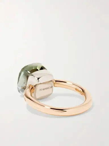 Pomellato Nudo Classic 18-karat Rose And White Gold Prasiolite Ring | Thumbnail 3 Pomellato Nudo Classic 18-karat Rose And White Gold Prasiolite Ring | Thumbnail 3