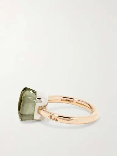 Pomellato Nudo Classic 18-karat Rose And White Gold Prasiolite Ring | Thumbnail 5 Pomellato Nudo Classic 18-karat Rose And White Gold Prasiolite Ring | Thumbnail 5