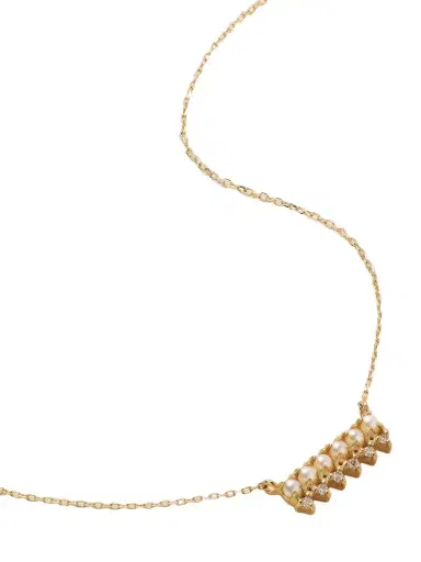 Mateo The Little Things 14-karat Gold, Diamond And Pearl Necklace | Thumbnail 1 Mateo The Little Things 14-karat Gold, Diamond And Pearl Necklace | Thumbnail 1
