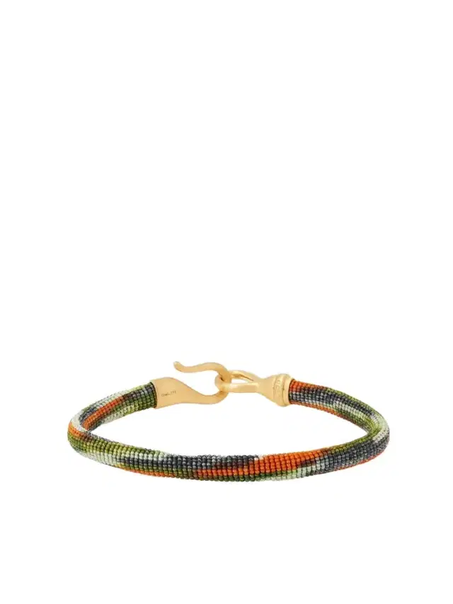 OLE LYNGGAARD COPENHAGEN Life 18-karat Gold And Rope Bracelet