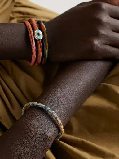 OLE LYNGGAARD COPENHAGEN Life 18-karat Gold And Rope Bracelet | Thumbnail 2