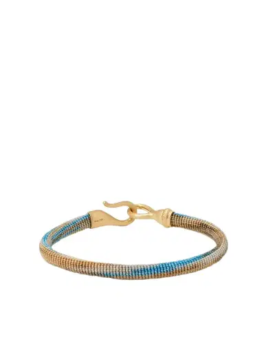 OLE LYNGGAARD COPENHAGEN Life 18-karat Gold And Rope Bracelet | Thumbnail 1