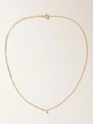 Yvonne Léon 18-karat Gold Diamond Necklace | Thumbnail 4 Yvonne Léon 18-karat Gold Diamond Necklace | Thumbnail 4