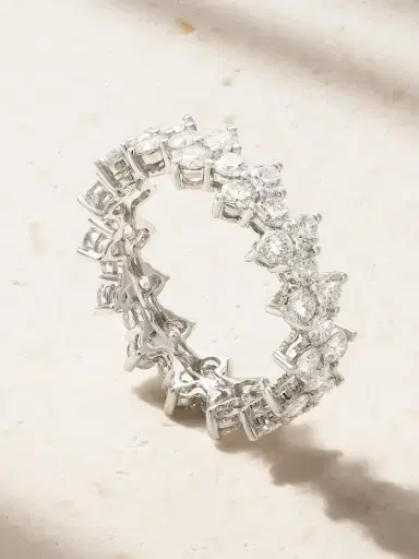 Anita Ko Triangle Eternity 18-karat White Gold Diamond Ring | Thumbnail 1 Anita Ko Triangle Eternity 18-karat White Gold Diamond Ring | Thumbnail 1