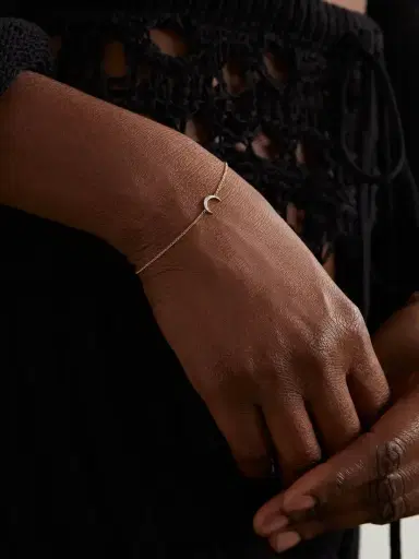 Jennifer Meyer Mini Carson 18-karat Gold Diamond Bracelet | Thumbnail 2