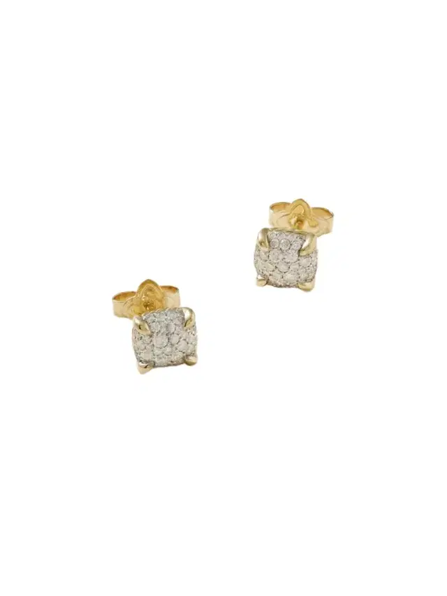 David Yurman Châtelaine 18-karat Gold Diamond Earrings