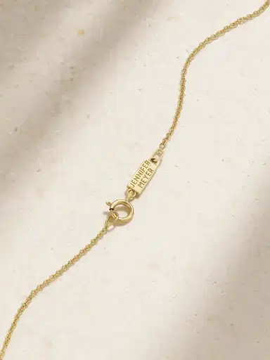 Jennifer Meyer Mini Hammered Disc 18-karat Gold Necklace | Thumbnail 3 Jennifer Meyer Mini Hammered Disc 18-karat Gold Necklace | Thumbnail 3