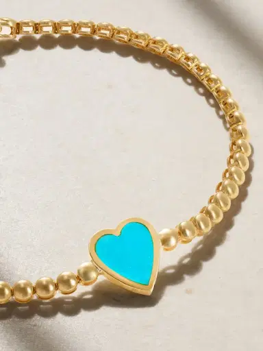 Jennifer Meyer 18-karat Gold Turquoise Bracelet | Thumbnail 4 Jennifer Meyer 18-karat Gold Turquoise Bracelet | Thumbnail 4