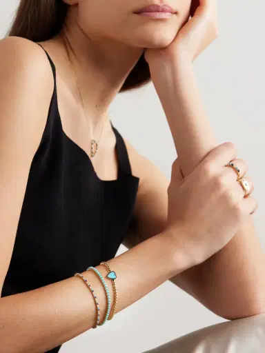 Jennifer Meyer 18-karat Gold Turquoise Bracelet | Thumbnail 5 Jennifer Meyer 18-karat Gold Turquoise Bracelet | Thumbnail 5