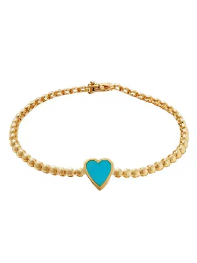 Jennifer Meyer 18-karat Gold Turquoise Bracelet | Thumbnail 1 Jennifer Meyer 18-karat Gold Turquoise Bracelet | Thumbnail 1