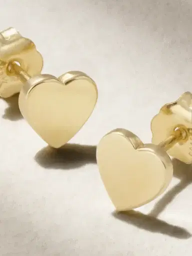 Jennifer Meyer Heart 18-karat Gold Earrings | Thumbnail 3 Jennifer Meyer Heart 18-karat Gold Earrings | Thumbnail 3