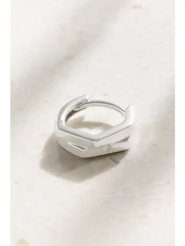 Repossi Antifer 18-karat White Gold Single Hoop Earring