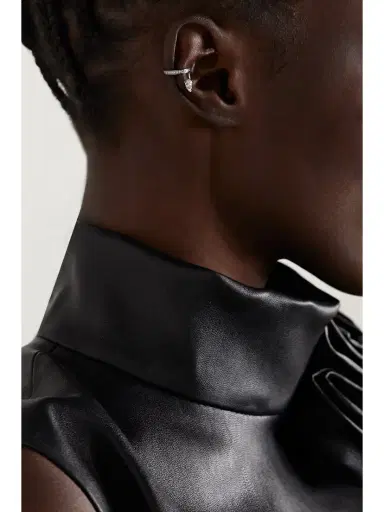 Repossi Serti Sur Vide 18-karat White Gold Diamond Ear Cuff | Thumbnail 2 Repossi Serti Sur Vide 18-karat White Gold Diamond Ear Cuff | Thumbnail 2